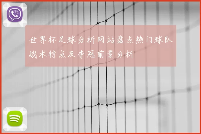世界杯足球分析网站盘点热门球队战术特点及夺冠前景分析
